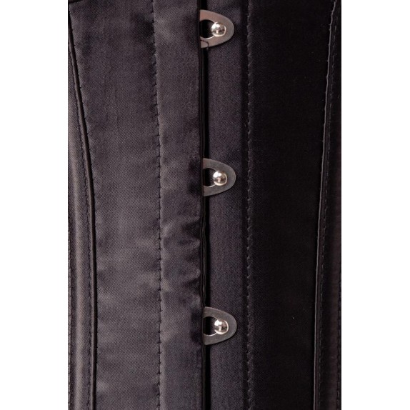 GUEPIERE NERA SEXY PER DONNA CINQUE PEZZI CORSAGE SET