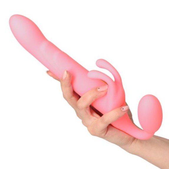 STRAP-ON DOPPIO VIBRANTE PER DONNA SEX TOY THIRD JOY