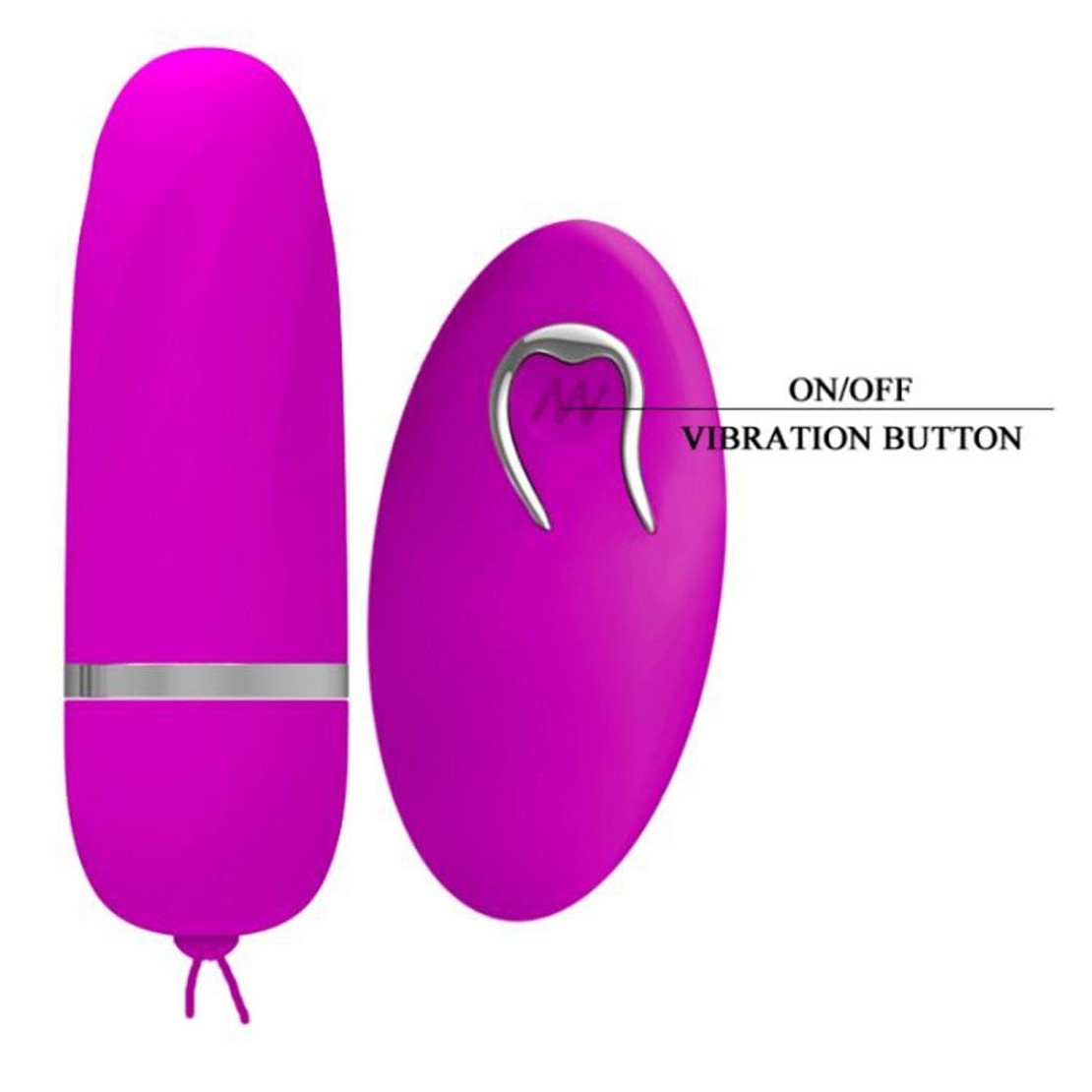 OVETTO VAGINALE VIBRANTE CON TELECOMANDO SEX...