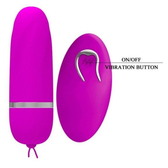 OVETTO VAGINALE VIBRANTE CON TELECOMANDO SEX TOY DEBBY