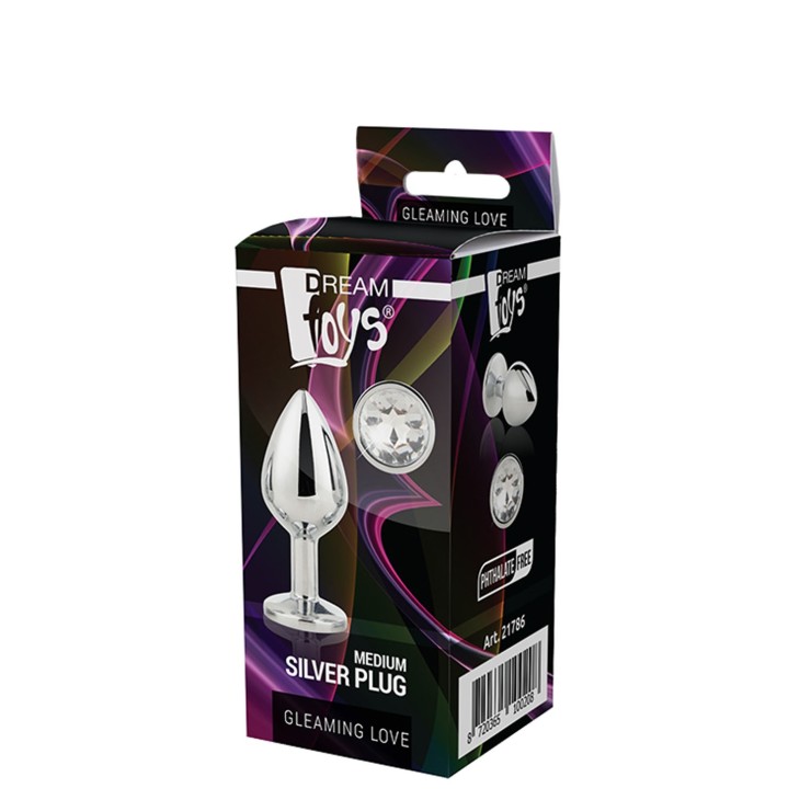 PLUG TAPPO ANALE IN ALLUMINIO CON GIOIELLO SEX TOY... 2