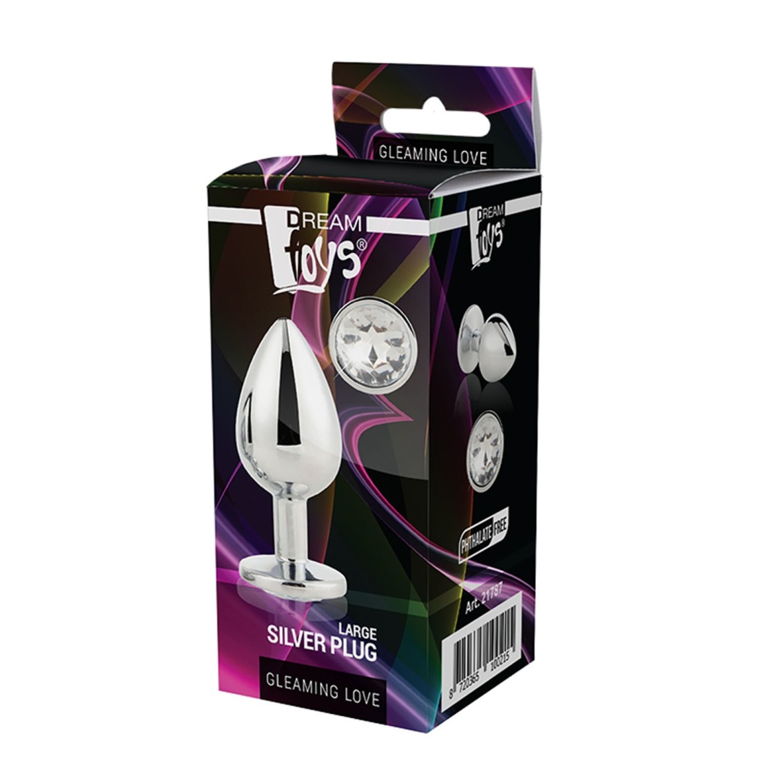 PLUG TAPPO ANALE IN ALLUMINIO CON GIOIELLO SEX...