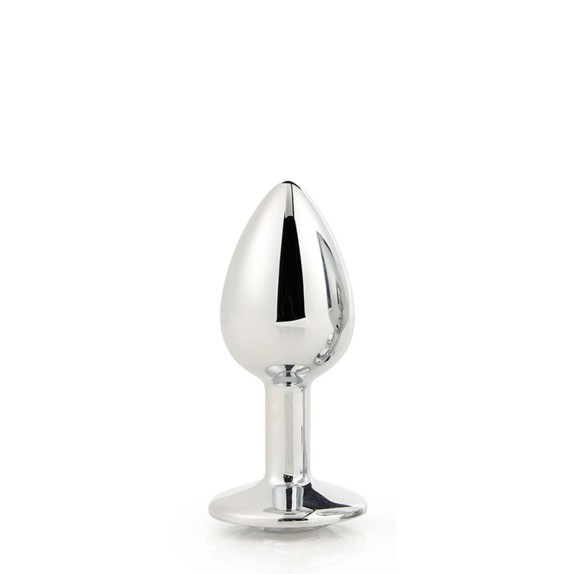 PLUG TAPPO ANALE IN ALLUMINIO CON GIOIELLO SEX TOY GLEAMING LOVE