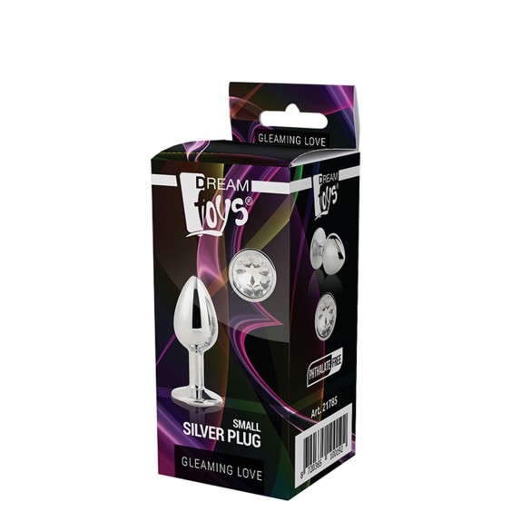 PLUG TAPPO ANALE IN ALLUMINIO CON GIOIELLO SEX TOY GLEAMING LOVE