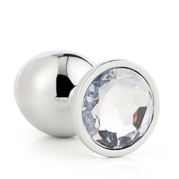 PLUG TAPPO ANALE IN ALLUMINIO CON GIOIELLO SEX TOY GLEAMING LOVE