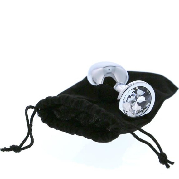 PLUG TAPPO ANALE IN ALLUMINIO CON GIOIELLO SEX TOY GLEAMING LOVE