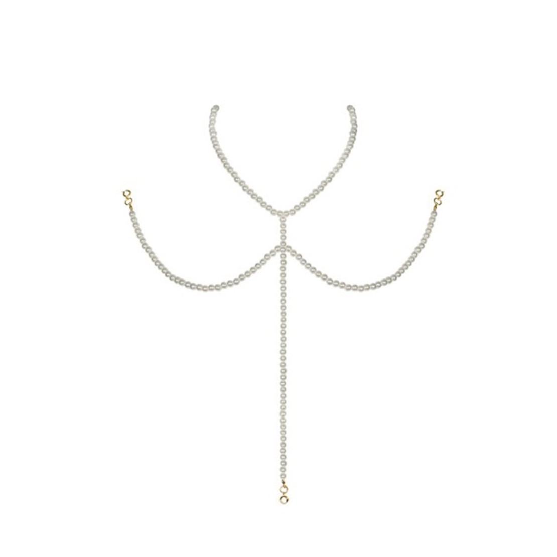 COLLANA SEXY DI PERLINE PER REGGISENO A757...