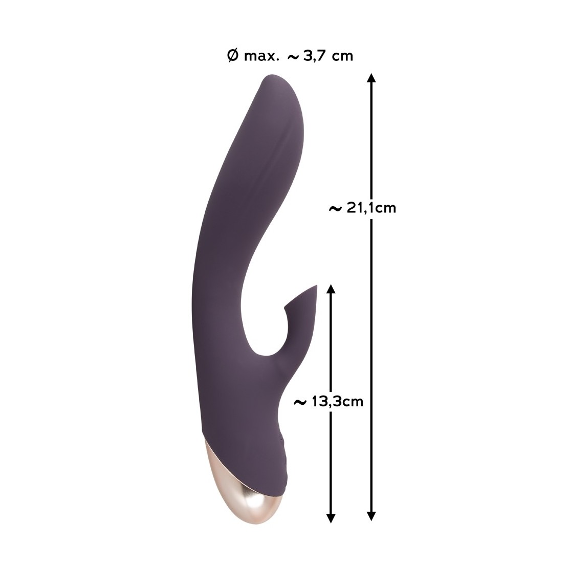 VIBRATORE RABBIT CON ASPIRA CLITORIDE SEX TOY...