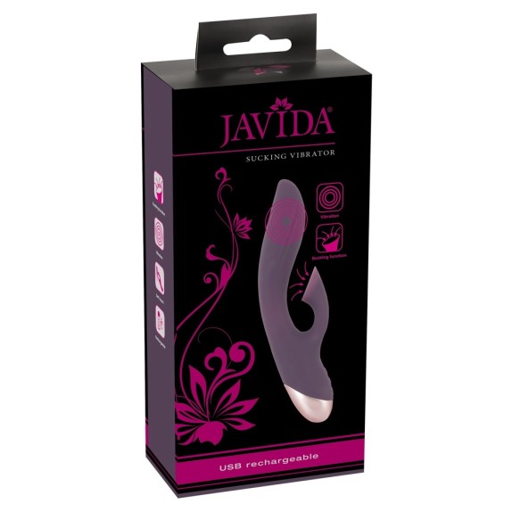 VIBRATORE RABBIT CON ASPIRA CLITORIDE SEX TOY SUCKING VIBRATOR