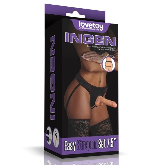STRAP-ON FALLO INDOSSABILE REALISTICO PER DONNA SEX TOY INGEN