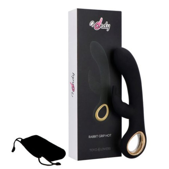 VIBRATORE RABBIT CON FUNZIONE SCALDANTE SEX TOY GRIP HOT