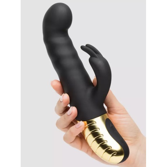 VIBRATORE RABBIT CON MOVIMENTO A SPINTA G-STORMER