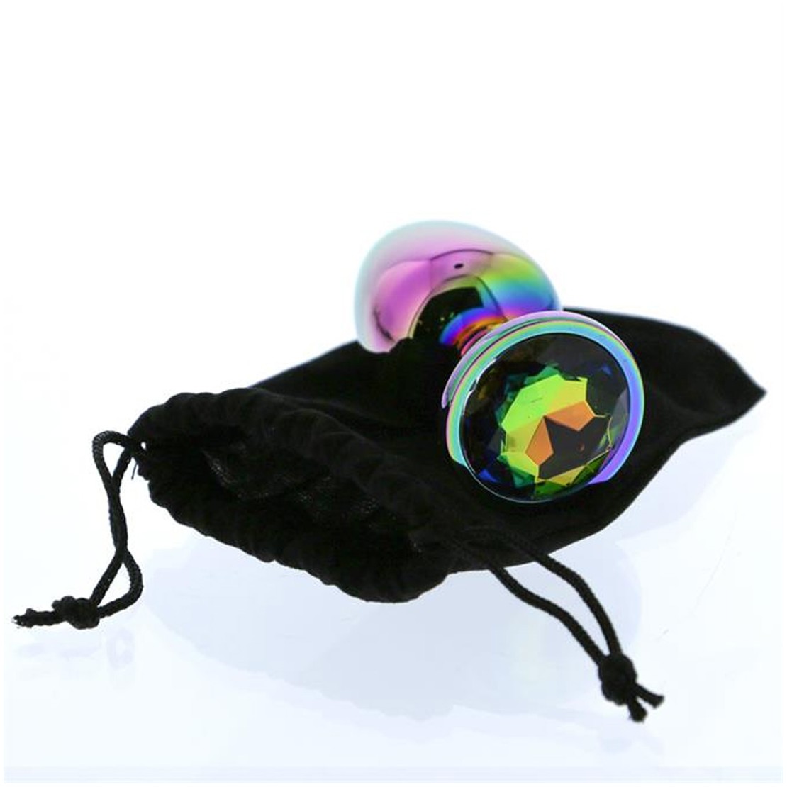 PLUG ANALE MULTICOLOUR CON GIOIELLO SEX TOY...