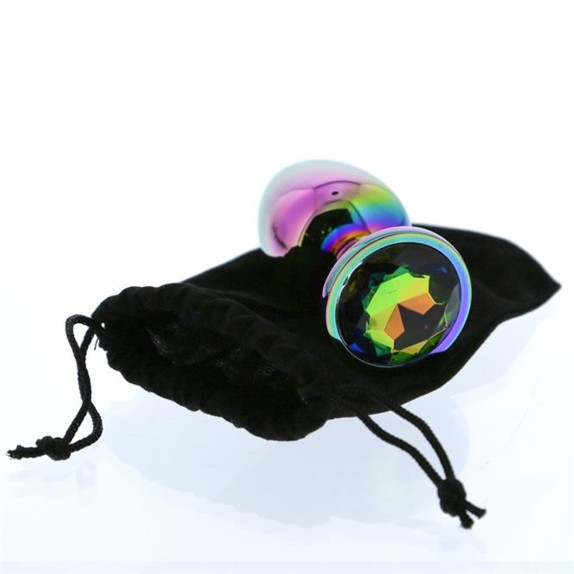 PLUG ANALE MULTICOLOUR CON GIOIELLO SEX TOY GLEAMING LOVE