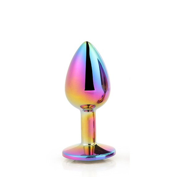 PLUG ANALE MULTICOLOUR CON GIOIELLO SEX TOY GLEAMING LOVE