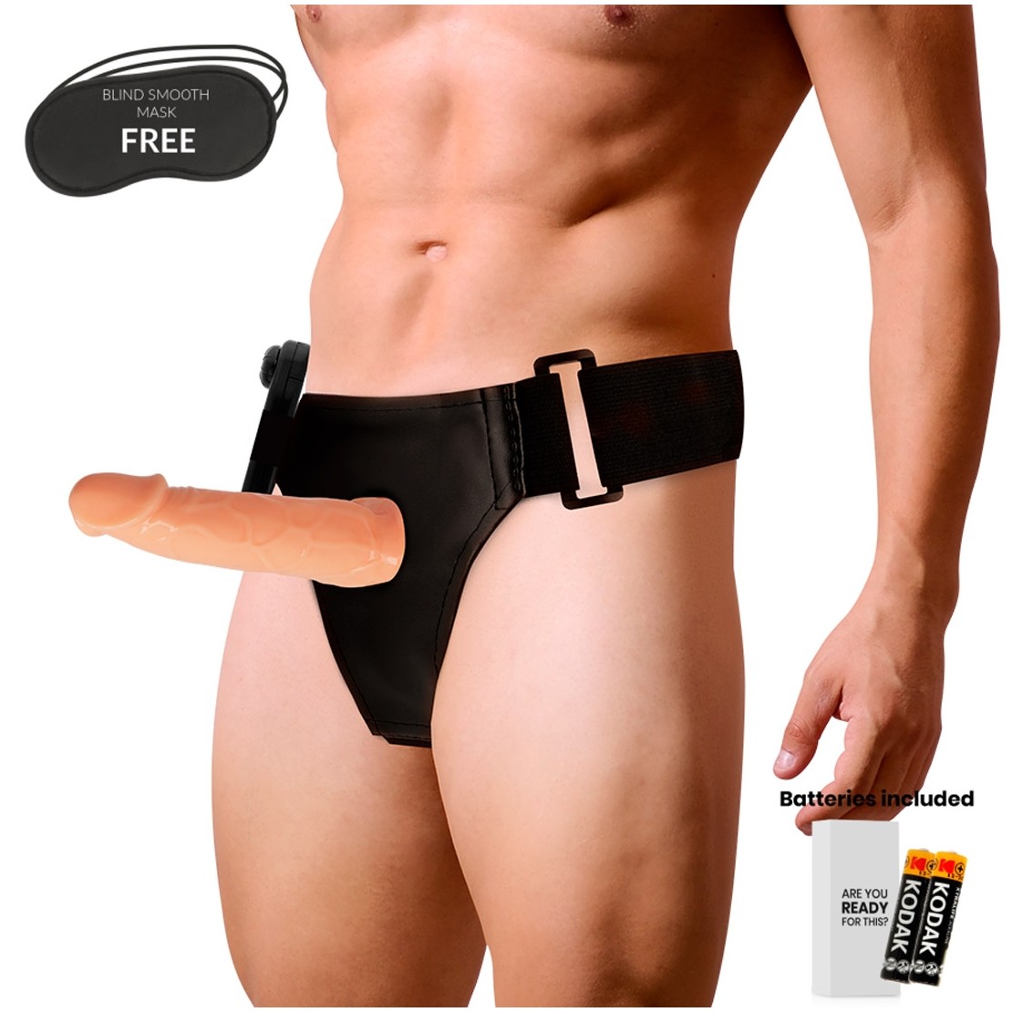 STRAP-ON FALLO INDOSSABILE PER UOMO SEX TOY...