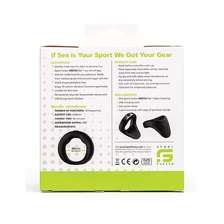 ANELLO FALLICO PER STIMOLAZIONE PERINEO SEX TOY APEX... 2