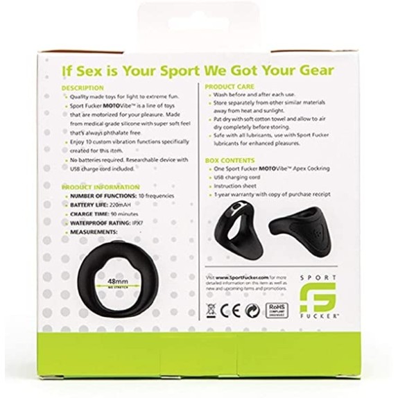 ANELLO FALLICO PER STIMOLAZIONE PERINEO SEX TOY APEX COCKRING