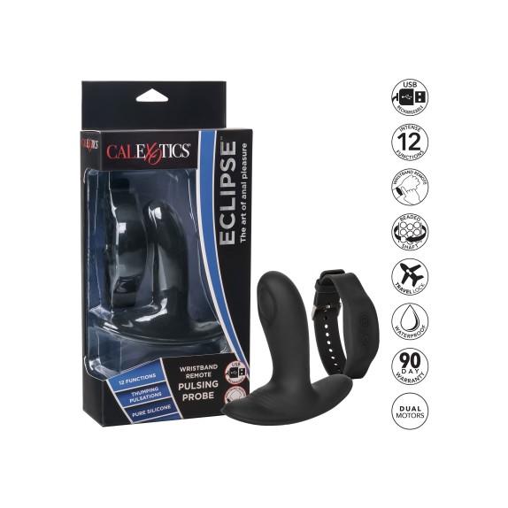 VIBRATORE STIMOLATORE PROSTATICO PULSANTE SEX TOY ECLIPSE