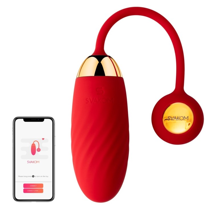 OVETTO VAGINALE VIBRANTE CON APPLICAZIONE SEX TOY ELLA NEO 2