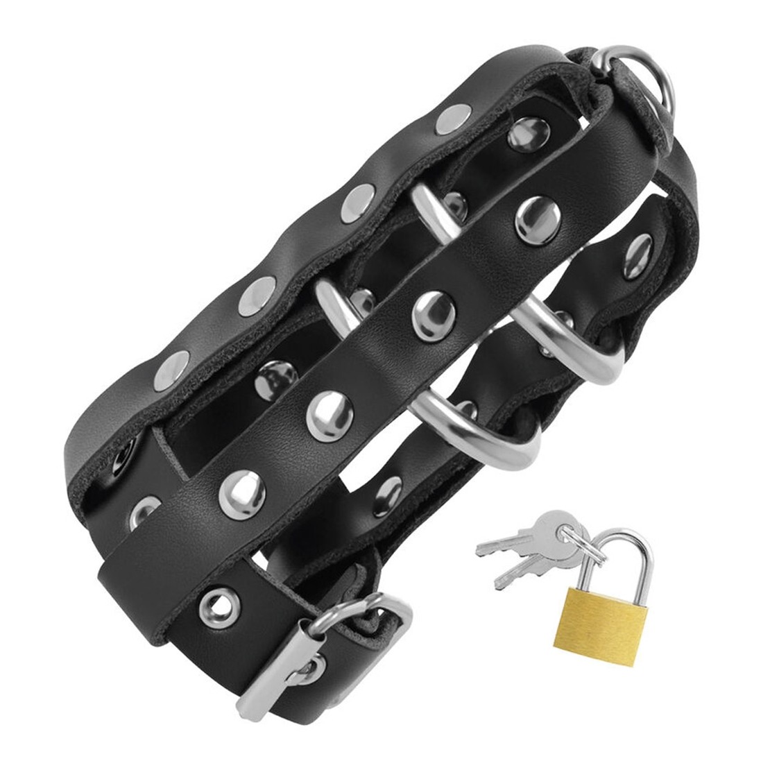 CINTURA GABBIA DI CASTITA' PER UOMO SEX TOY IN...
