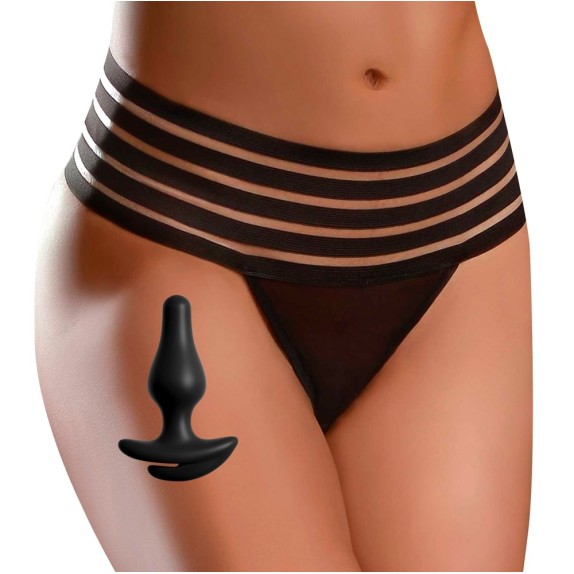 PERIZOMA SEXY PER DONNA CON TAPPO ANALE INCORPORATO
