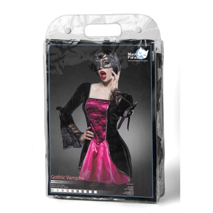 COSTUME TRAVESTIMENTO SEXY PER DONNA DA VAMPIRA GOTICA 2