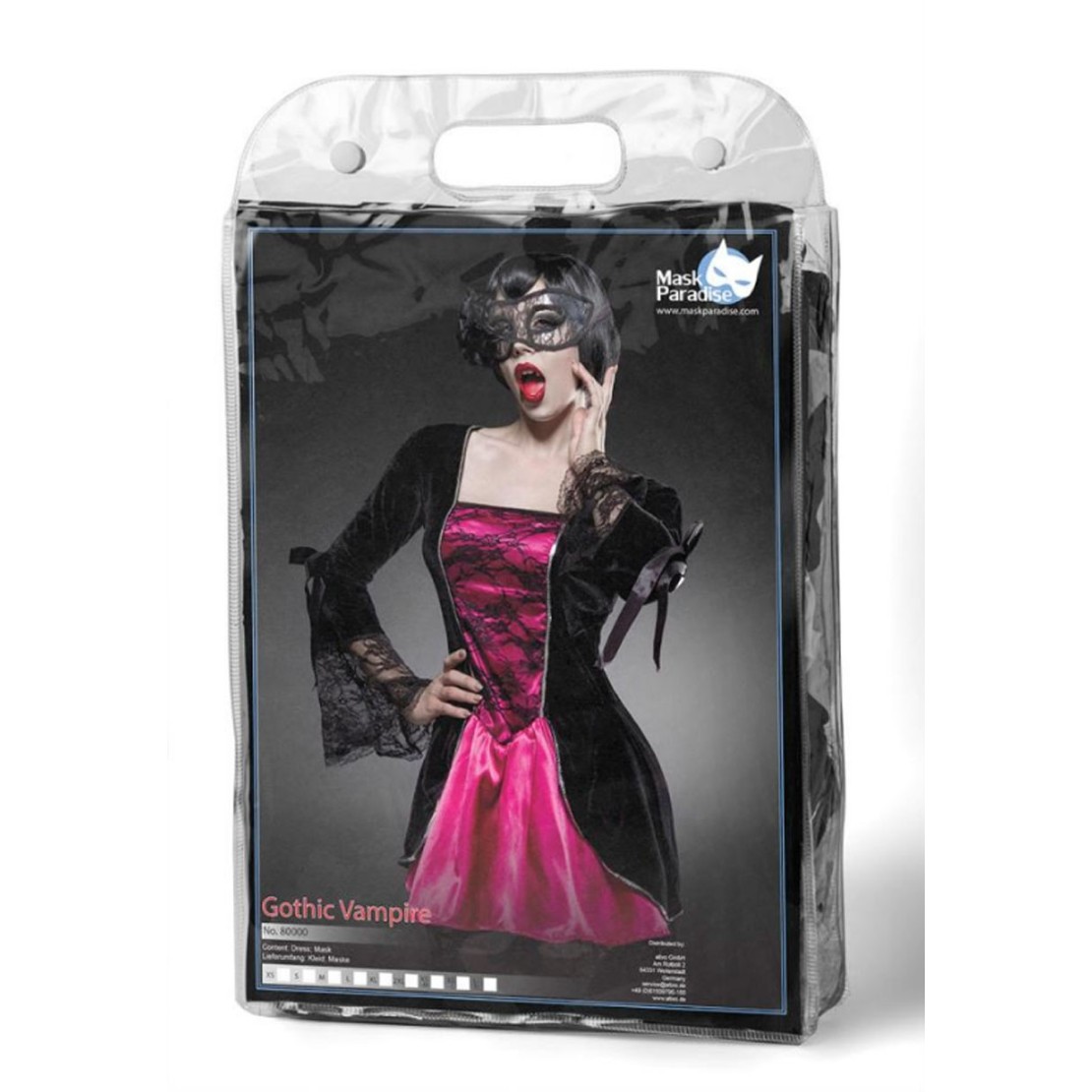 COSTUME TRAVESTIMENTO SEXY PER DONNA DA VAMPIRA...