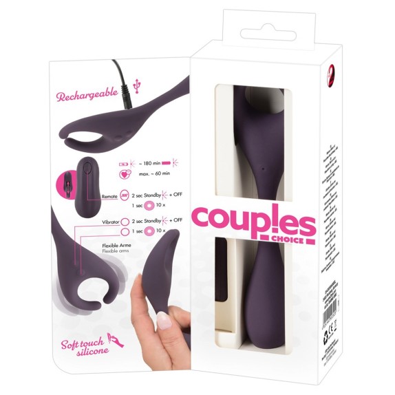 VIBRATORE GIOCO DI COPPIA CON TELECOMANDO COUPLE'S VIBRATORE