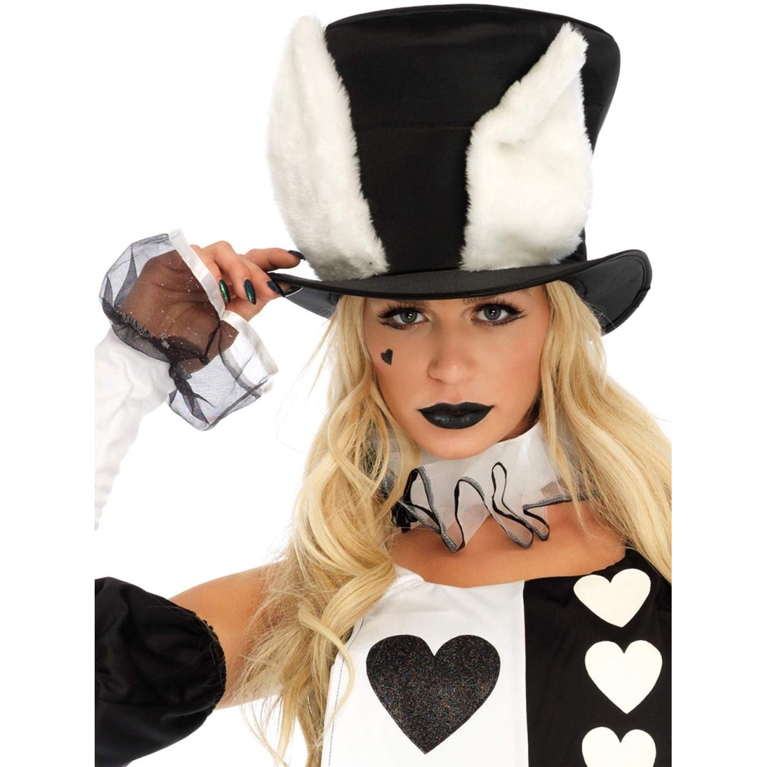 BIANCONIGLIO COSTUME 4 PEZZI PER DONNA HALLOWEEN