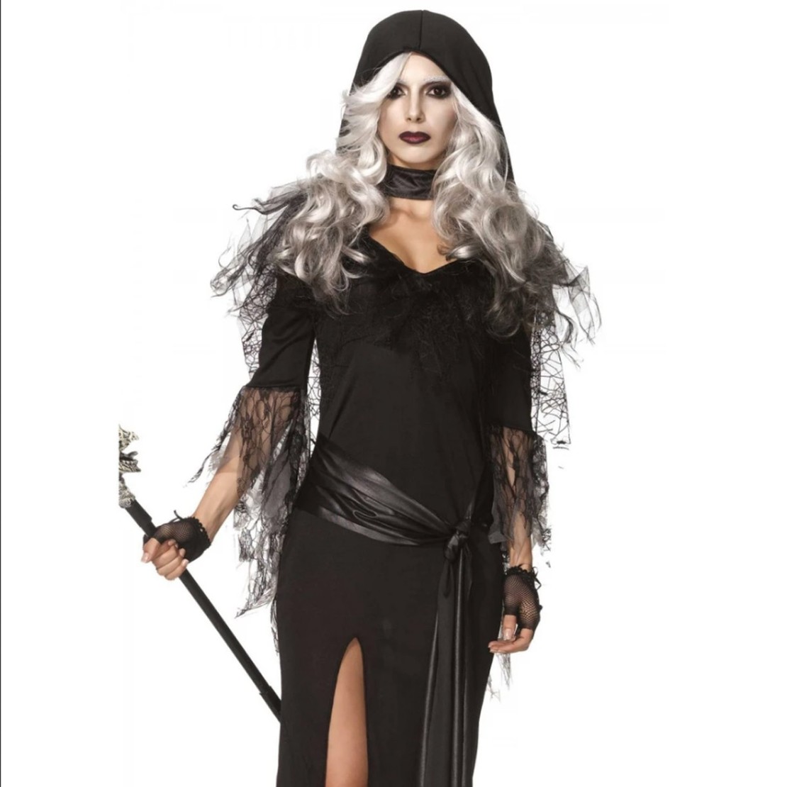 TRAVESTIMENTO COSTUME SEXY DA STREGA HALLOWEEN...