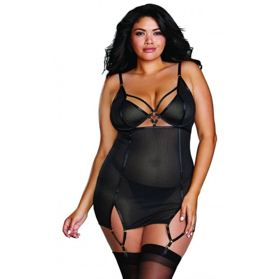GUEPIERE SEXY PER DONNA A RETE DREAMGIRL TAGLIA GRANDE