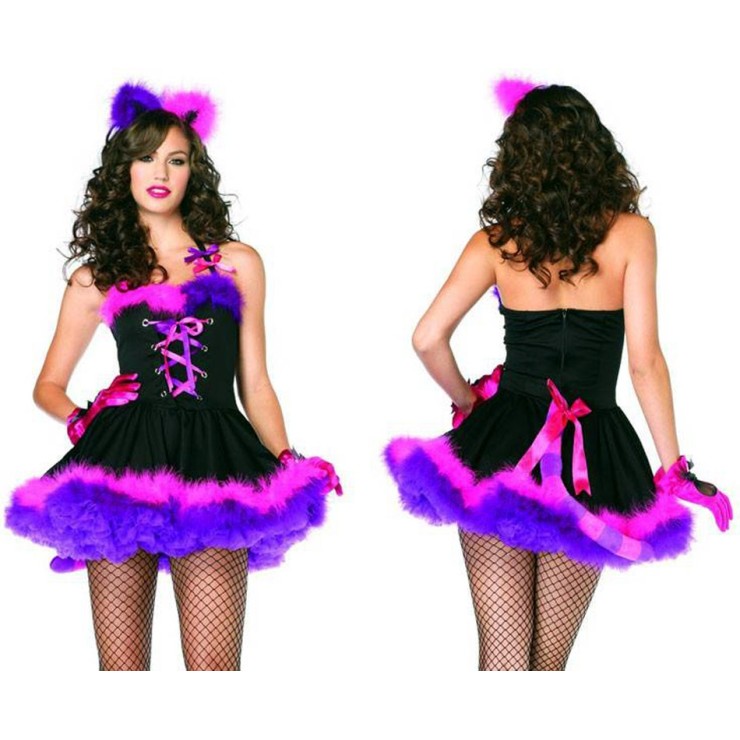 COSTUME SEXY GATTINA 3 PEZZI 2