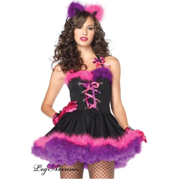 COSTUME SEXY GATTINA 3 PEZZI