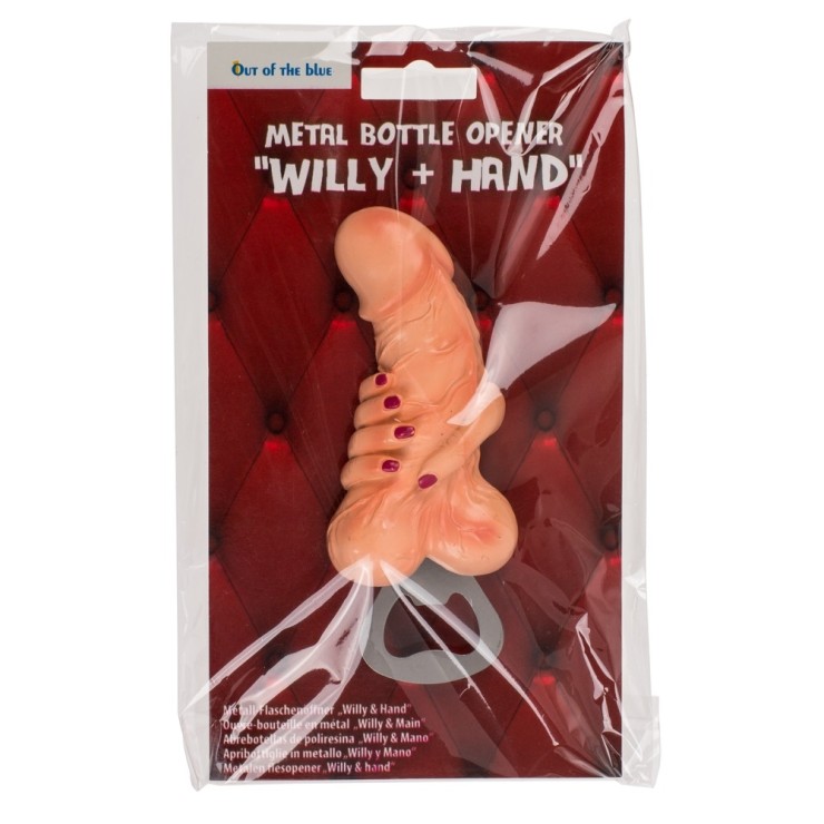 APRIBOTTIGLIE SEXY CON PENE E MANO ARTICOLO SCHERZOSO