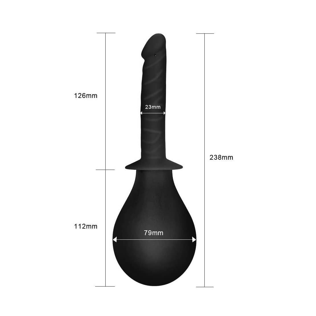 PERETTA CLISTERE PER LAVAGGIO ANALE SEX TOY...