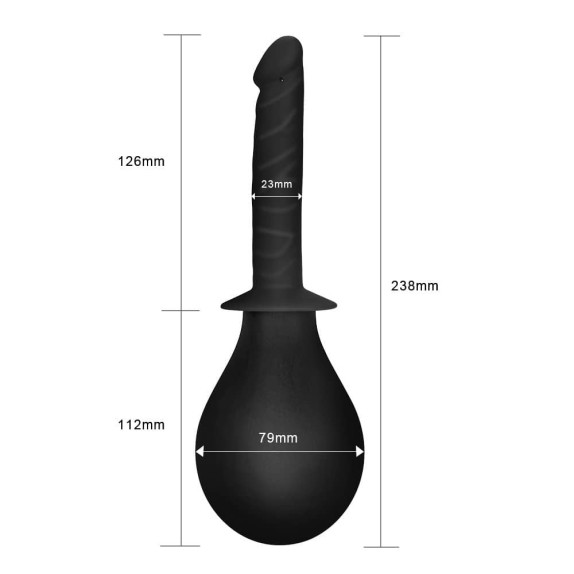 PERETTA CLISTERE PER LAVAGGIO ANALE SEX TOY DELUXE DOUCHE