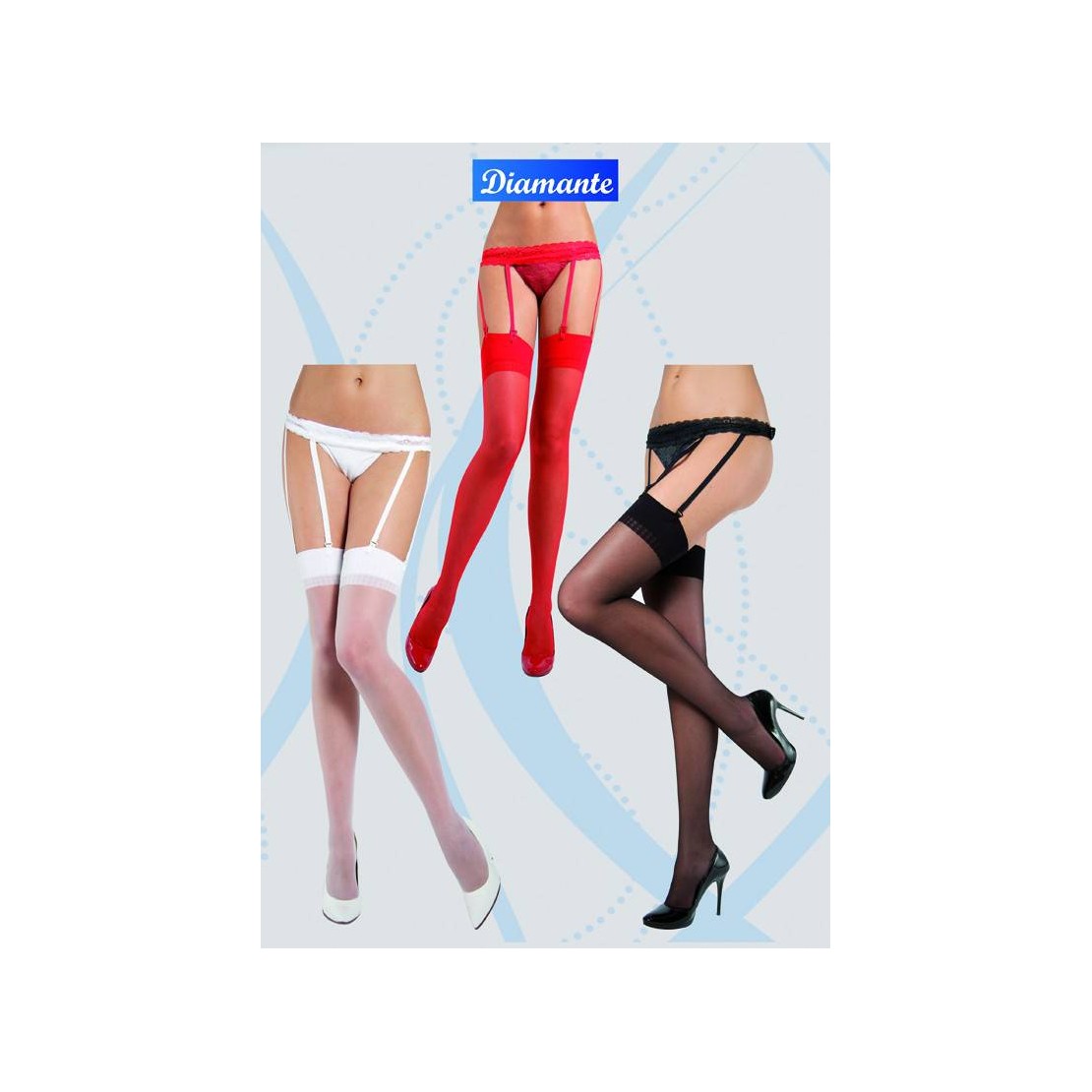 DIAMENTE CALZE VELATE PER REGGICALZE Vari Colori