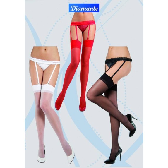 DIAMENTE CALZE VELATE PER REGGICALZE Vari Colori
