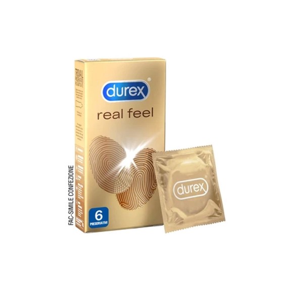 OFFERTA DUREX: PROFILATTICI REAL FEEL CONFEZIONE 6 PEZZI