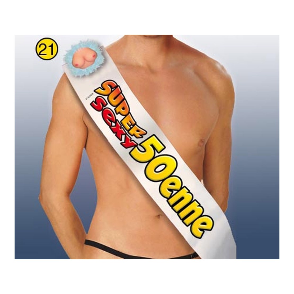 FASCIA SEXY UOMO 50 ANNI CON TETTE ARTICOLO...