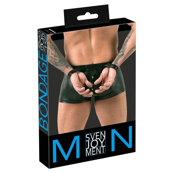 PANTALONCINO IN SPANDEX CON MANETTE SEXY PER UOMO