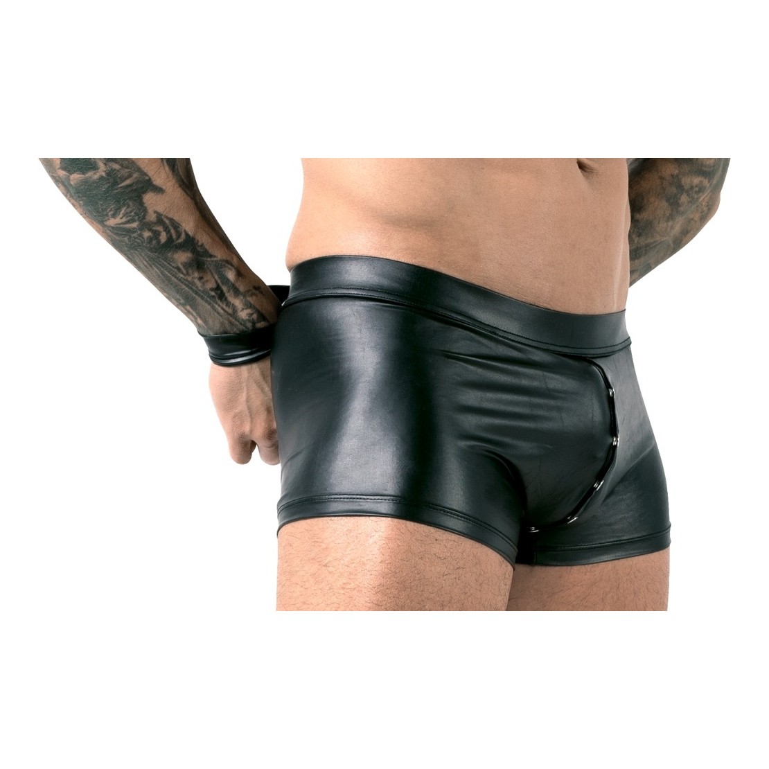 PANTALONCINO IN SPANDEX CON MANETTE SEXY PER UOMO