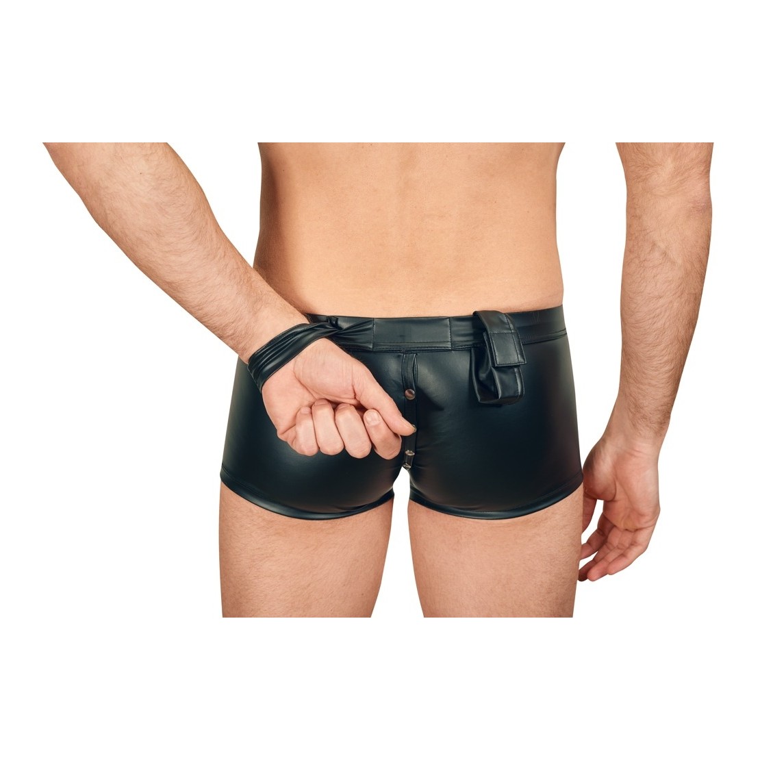 PANTALONCINO IN SPANDEX CON MANETTE SEXY PER UOMO