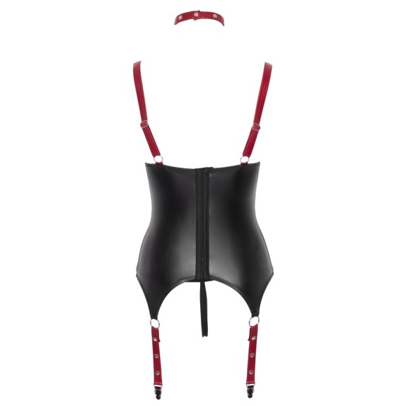 GUEPIERE APERTA SEXY PER DONNA CON MANETTE E COLLARINO