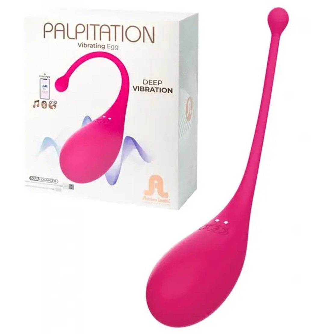 OVETTO VAGINALE VIBRANTE CON APP PALPITATION