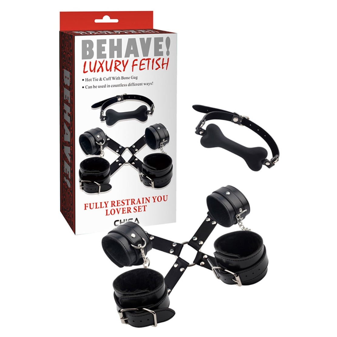 IMMOBILIZZATORE COSTRITTIVO CON MORSO LOVER SET