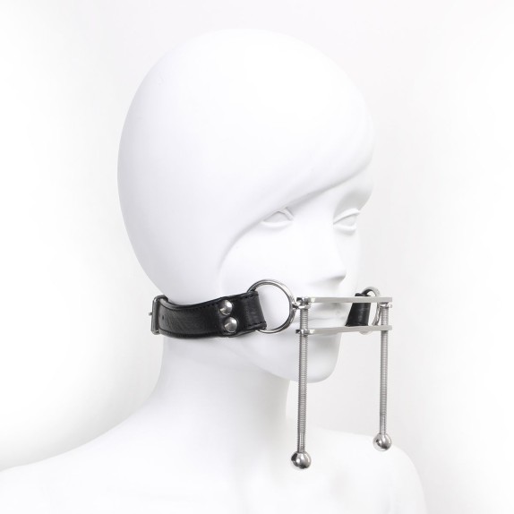 BAVAGLIO SCHIACCIA LINGUA A MORSETTO SEX TOY ADJUSTABLE TONGUE