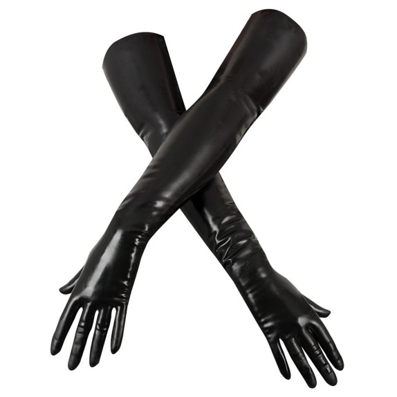 GUANTI IN LATEX  SEXY PER DONNA VARI COLORI THE LATEX COLLECTION