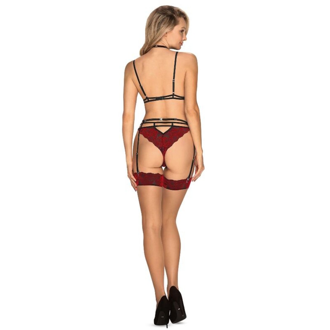 CALZE DA REGGICALZE SEXY PER DONNA COLOR CARNE...